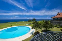 オーシャンツイン【40平米】バルコニーからの眺望