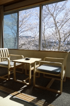 春・和室の桜
