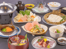 2026年1月2月《お献立一例》旬の食材を活かした和洋折衷創作会席膳です♪