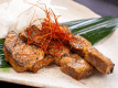 2026年7月8月《お献立一例》焼物：群馬県のブランド豚「上州もち豚」のロース味噌漬♪