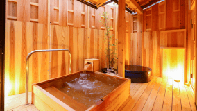 [Open-air baths in the special room][kuon]Breakfast + Dinner Included plan