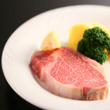 【ご夕食】信州牛のヒレステーキ