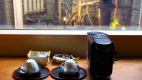 【久遠】庭を見ながらコーヒーの時間を。。。