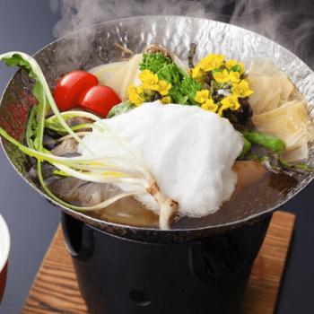 【一品選べる会席／貸切風呂付】＜黒毛和牛サーロイン／春の鰆鍋／津山黒豚のせいろ蒸し＞2人でシェアもOK