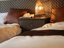 【ツインルーム・アジアン】2人でもゆったり浴槽付♪カップルに