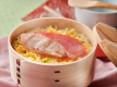 【ご朝食】当館名物の金目鯛のせいろご飯をあつあつのにて　　※写真は一例