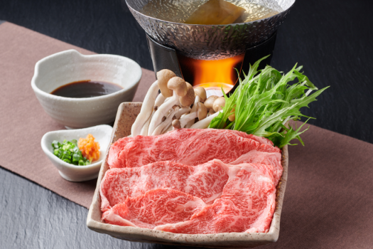 【釜飯御膳】では肉料理は「しゃぶしゃぶ」をお愉しみ頂けます♪