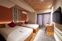 DELUXEツインルーム【禁煙】110cm幅ベッド×2台