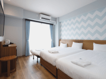 ファミリールーム【禁煙】110cmベッド幅&times;2台