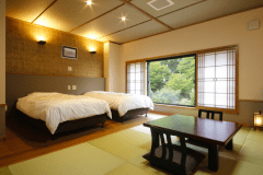 【和洋室＜双葉・禁煙＞】シモンズ社ベッド