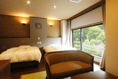 【和風ツイン＜双葉・禁煙＞】シモンズ社ベッド