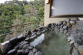 【露天風呂付き貴賓室:桜川】展望露天風呂　※温泉使用