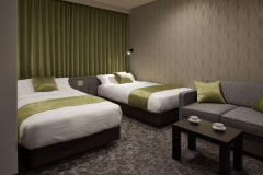 プレミアムツイン【禁煙】
広々としたお部屋はビジネスだけでなく、カップルやご家族のレジャー使いにもおススメ！！