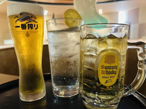 【飲み放題】生ビール･ハイボール･サワー･日本酒等お好きなだけお楽しみ下さい。