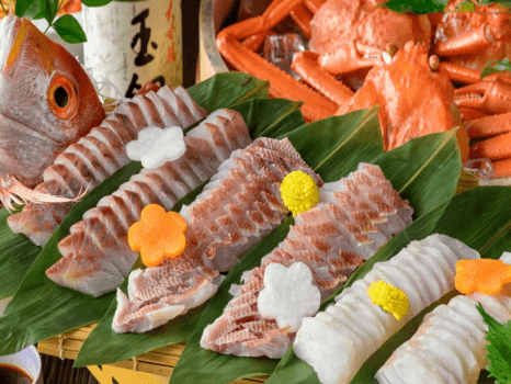 【冬の日本海の幸】日本海で取れた、新鮮なお魚をお刺身としてどうぞ 【冬の日本海の幸】日本海で取れた、新鮮なお魚をお刺身としてどうぞ