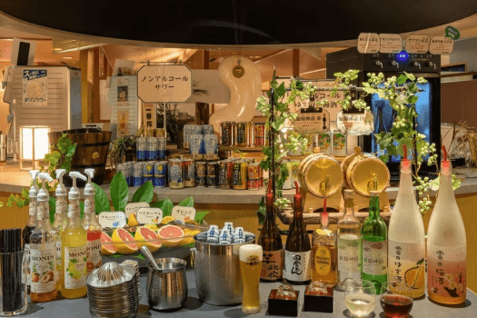 【ロビーでも夕食・朝食でも！飲み放題付】チェックインしてビールで乾杯♪アルコールもソフトドリンクも〇