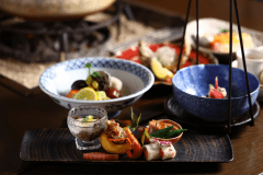 【囲炉裏懐石】一例