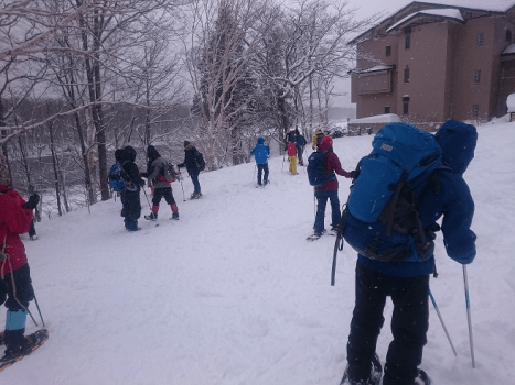 冬の上高地トレッキング