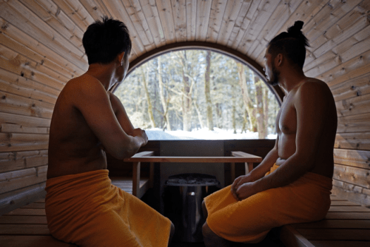 二名利用可能のサウナ空間