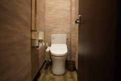 The toilet in guest rooms. The toilet in guest rooms.