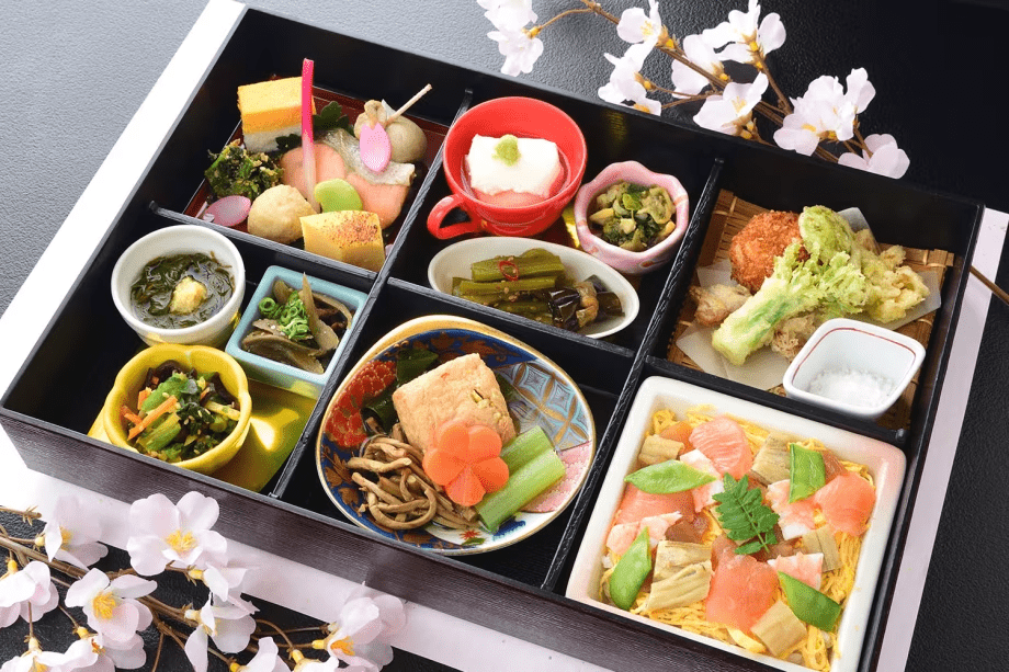 4月だけのお花見弁当