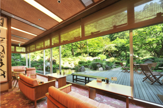 当館のロビーラウンジ