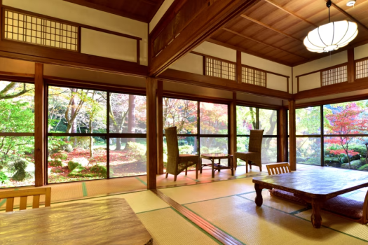 【松濤亭】各階16帖の広い離れを貸切でお楽しみください