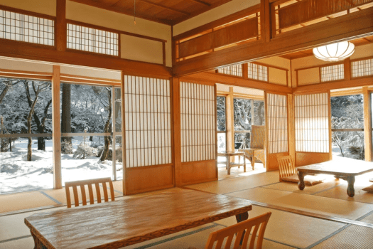 【離れ　松濤亭】各階16帖の広い離れです