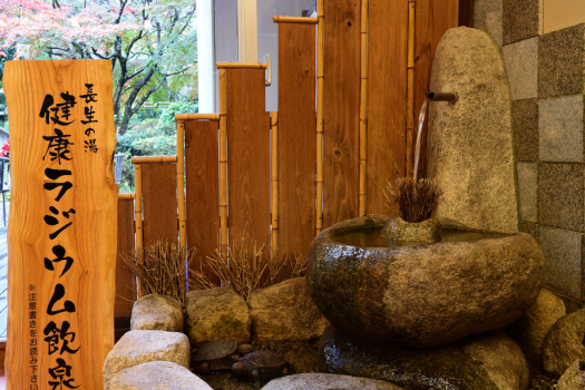 館内ロビーには飲泉所も御座います