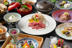 季節を感じるお料理をお楽しみくださいませ