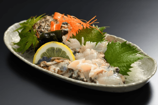 あわびのお刺身