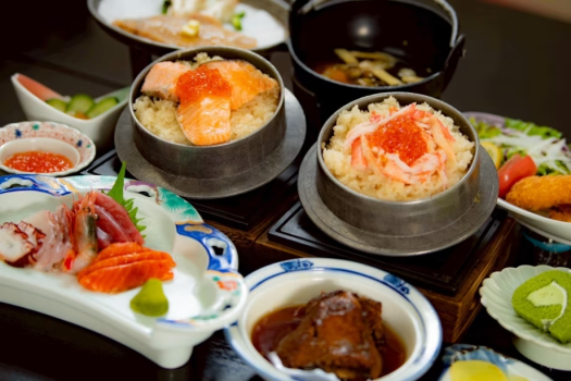 釜飯食べ比べ