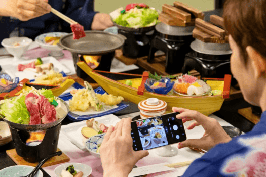 *【過ごし方】料理旅館の会席料理をお楽しみ下さい