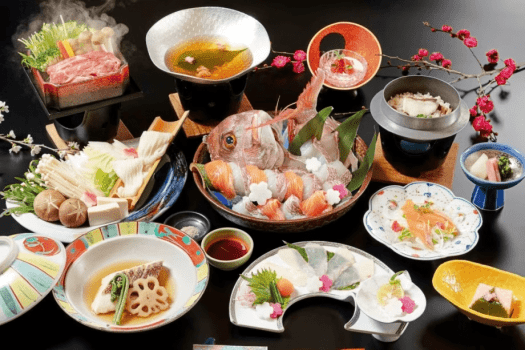 *【夕食】花逢瀬会席（一例）