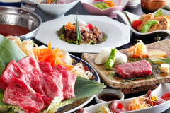 *夕食一例 淡路牛会席 *夕食一例 淡路牛会席