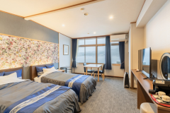 *【部屋】バストイレ付洋室ツインの1室限定オーナーの拘り部屋