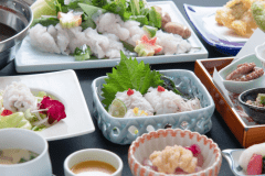 *【食事】鱧会席（一例）