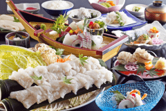*【食事】鱧尽くし会席（一例）