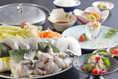 *【食事】ふぐ会席（一例）