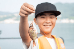 *【敷地内アクティビティ】専用桟橋で釣り体験