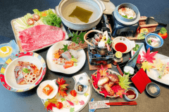 *【七姫会席】秋彩る逸品が並ぶ会席料理で、特別な旅のひとときをお楽しみください。 *【七姫会席】秋彩る逸品が並ぶ会席料理で、特別な旅のひとときをお楽しみください。