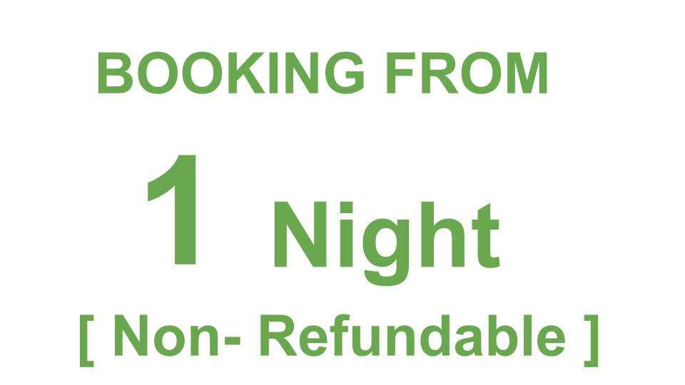 [ Non-refundable rate ] Booking from 1 night