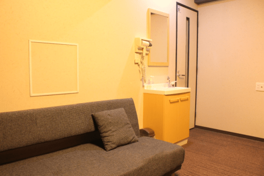 Mixed dormitory with balcony