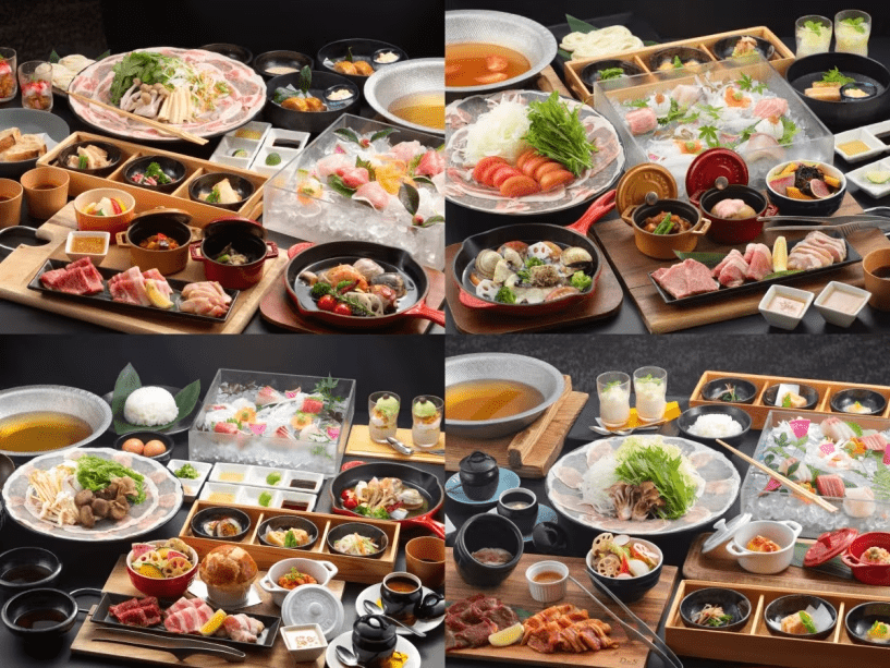 テラスダイナーコース／ディナーイメージ　※季節毎に内容・お品書きは変わります（詳細はHP参照）