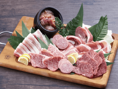 肉盛りグリルプレート