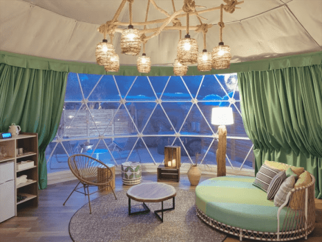 GRAX sauna yard/バレルサウナ付きのお部屋。温度調整可能な冷たい水風呂も完備。