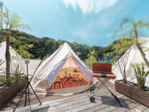 KIDS LODGEのテラスにグランピングテントが登場! KIDS LODGEのテラスにグランピングテントが登場!