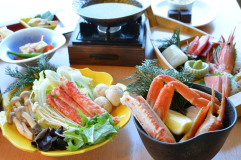 蟹好きの皆様へ向けて冬ならではの料理をご用意してお待ちしております。 蟹好きの皆様へ向けて冬ならではの料理をご用意してお待ちしております。