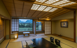 【葵館和室】ゆったりした間取りの葵館和室。景色を眺めながらお寛ぎを。