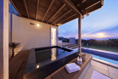 A棟〈プレジデンシャル	V.I.Pスイート Pool＆Spa〉｜プール／サウナ／ジャグジー／露天温泉